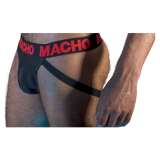 MACHO - MX26X2 JOCK NEGRO/ROJO M