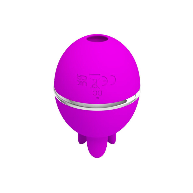 PRETTY LOVE - GEMINI BALL PURPLE ROUND SILICONE VIBRATOR - HIGH TECH…