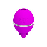 PRETTY LOVE - VIBRATORE IN SILICONE TONDO VIOLA GEMINI BALL - HIGH TE…