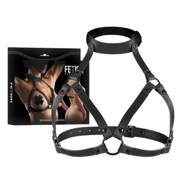 FETISH SUBMISSIVE BONDAGE - ARNÉS AJUSTABLE PECHO