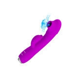 PRETTY LOVE - REGINA RECHARGEABLE VIBRATOR-SUCTION GEL PURPLE - HIGH…