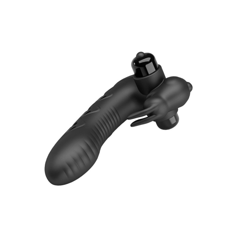Pretty Love - Vance Funda Dedo Vibrador Conejo Negro | Vybes.it