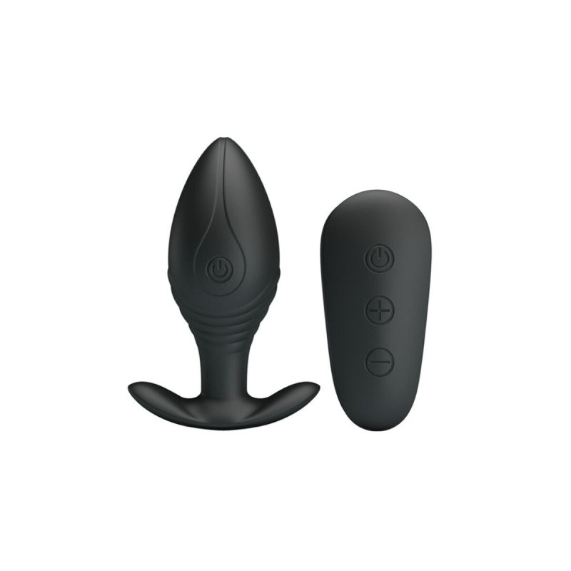 Pretty Love - Regina Plug Anal Vibrador Recargable Negro | Vybes.it