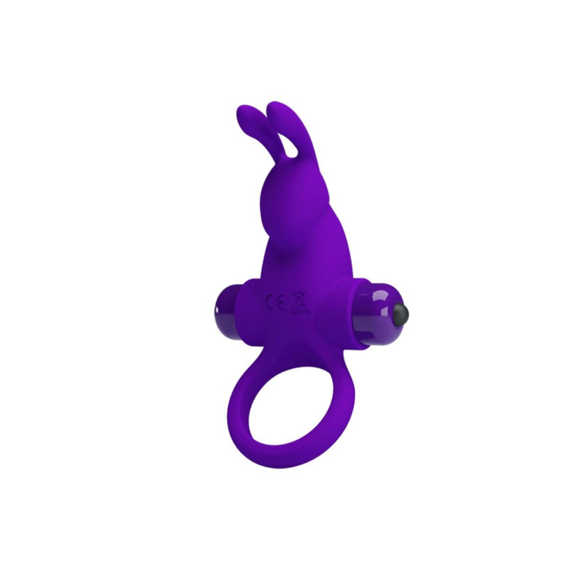 Pretty Love - Anillo Vibrador I Conejo Para Pene Morado | Vybes.it