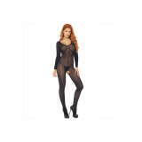 LEG AVENUE - BODYSTOCKING MANCHES LONGUES NOIR - LEG AVENUE BODYSTOCK…