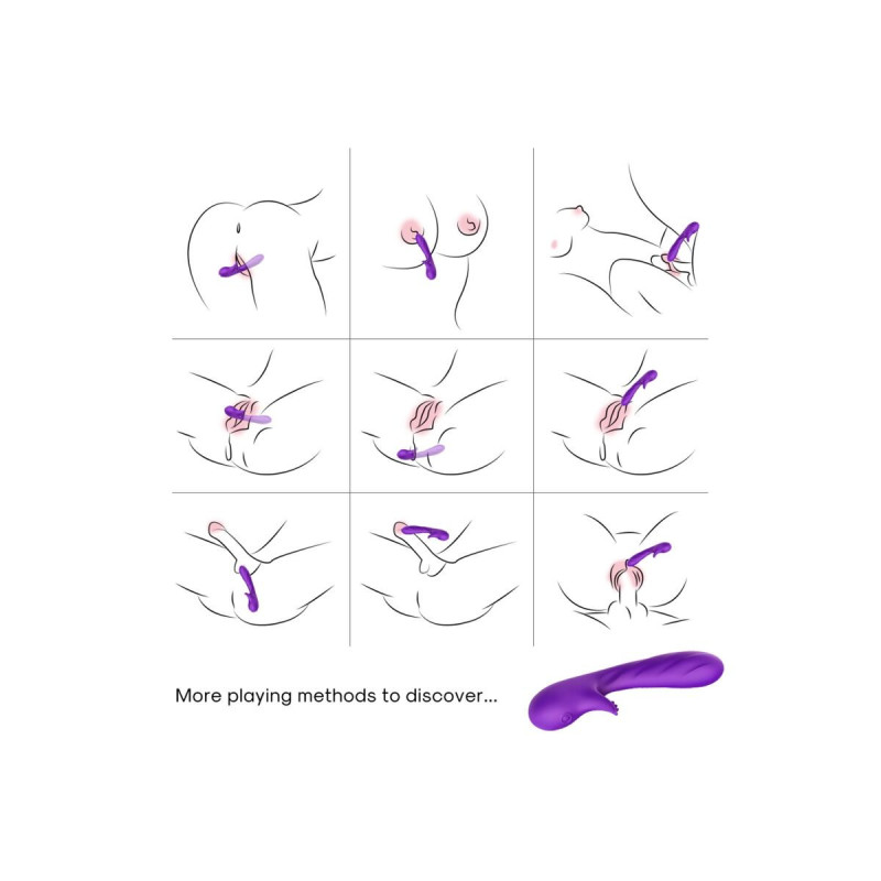 Armony - Romance Vibrador Con Estimulador Violeta | Vybes.it