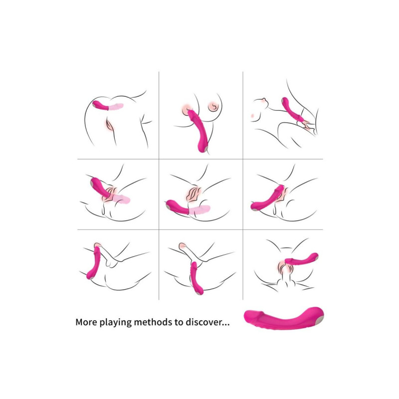 Armony - Dildo Vibrador Punto G Silicona Fucsia | Vybes.it