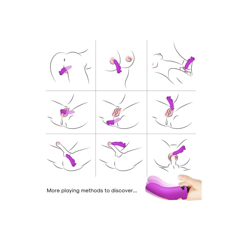Armony - Aurora Vibrador Dedal Violeta | Vybes.it
