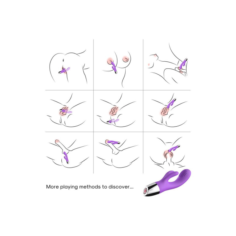 Armony - Vibrador Rabbit Violeta | Vybes.it