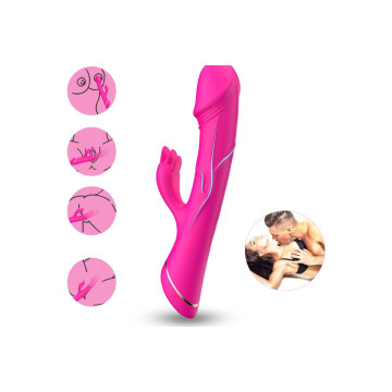 Armony - Dildo Vibrador Rabbit Silicona Fucsia | Vybes.it