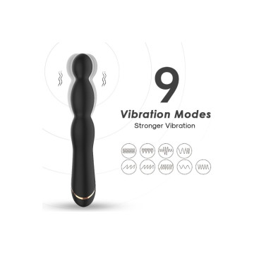 Armony - Vibrateur Bambu Réglable Noir | Vybes.it