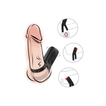 ARMONY - DOPPELRINGVIBRATOR SCHWARZ - ARMONY FOR HIM - Cockringe mit…
