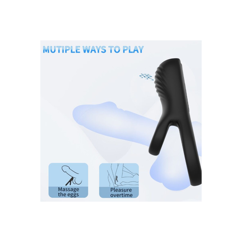Armony - Doble Anillo Vibrador Negro | Vybes.it