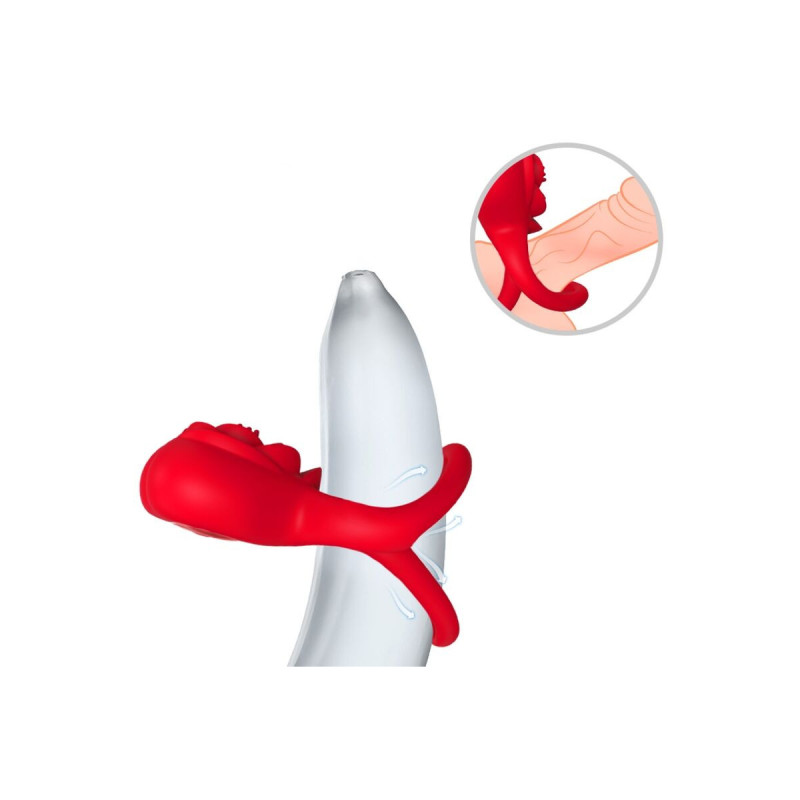 Armony - Anillo Vibrador Corazón Rojo | Vybes.it