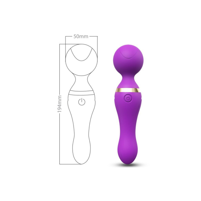 Armony - Freeza Massager & Vibrateur Tête Super Flexible Violet |