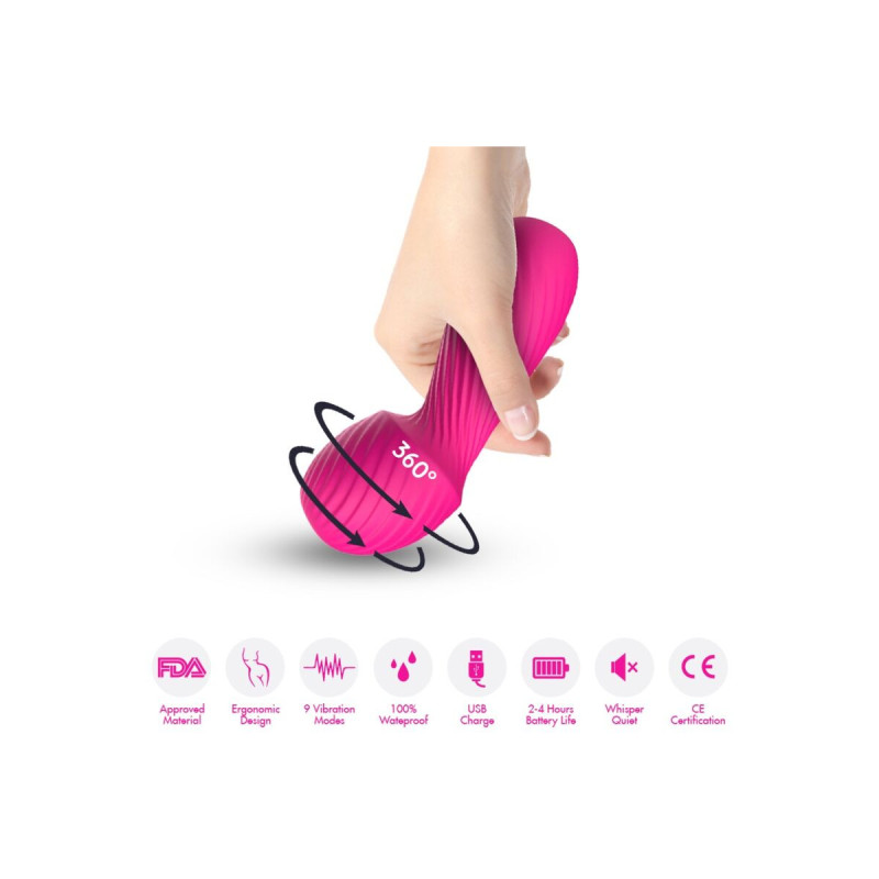 Armony - Dazzle Masajeador & Vibrador Pequeño Fucsia | Vybes.it