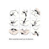 Armony - Y - Wand Masajeador & Vibrador Cabeza Doble Negro |