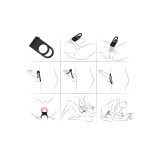 ARMONY - TWINS DOPPEL-VIBRATORRING FÜR PAARE SCHWARZ - ARMONY FOR HIM…