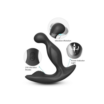 Armony - Bat King Vibrador Anal Prostata Rotador Control Remoto