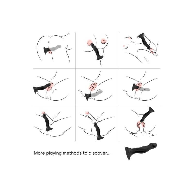 Armony - Dildo Vibrador & Plug Anal Control Remoto Negro | Vybes.it
