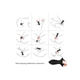 Armony - Kylin Dedal Vibrador & Plug Anal Control Remoto Negro |