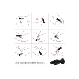 Armony - Vibrador & Plug Anal Control Remoto Negro | Vybes.it