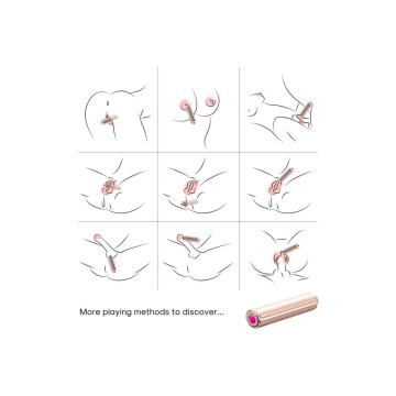 Armony - Warhead Vibrator Bullet Golden 2 Cm X 8.8 Cm | Vybes.it