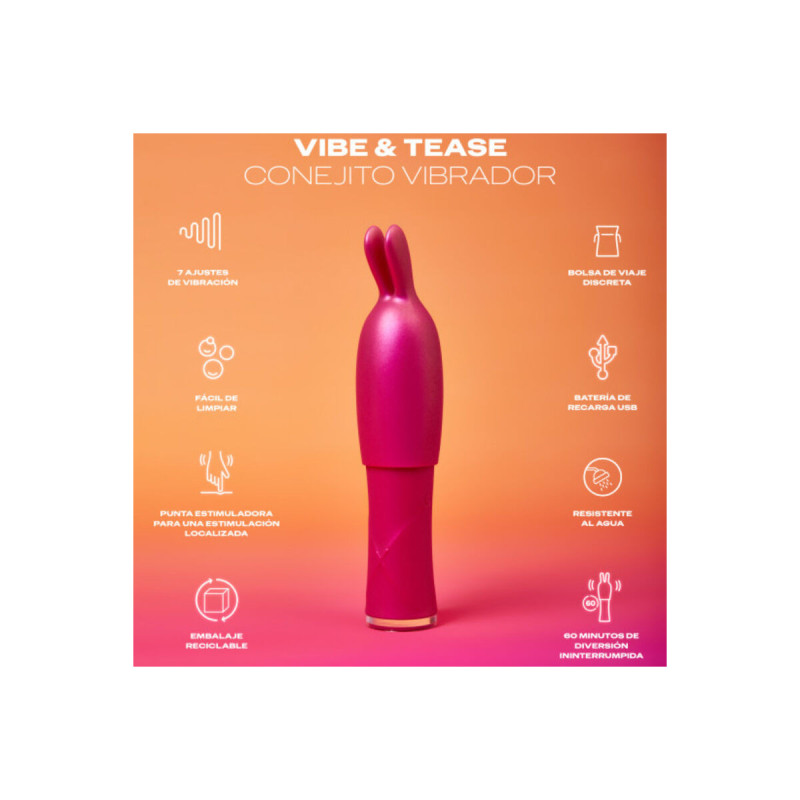 DUREX - TOY VIBE & TEASE VIBRATOR - DUREX TOYS - Kaninchen-Vibratoren