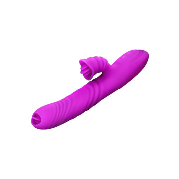 ARMONY - VIBRATEUR MULTIFONCTION ANGELIA DOUBLE LANGUE EFFET CHALEUR…