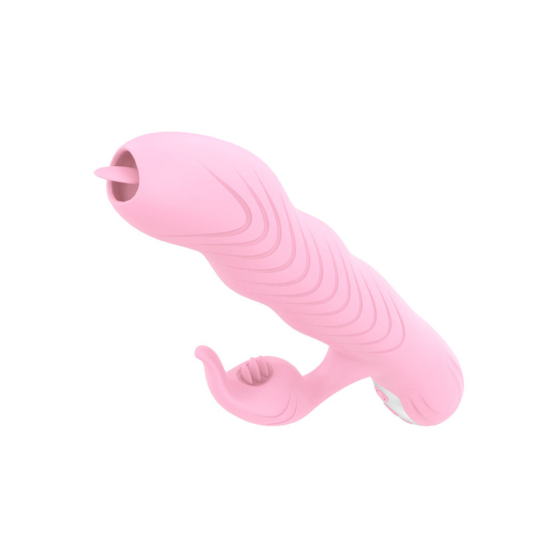 ARMONY - MARCIA-VIBRATOR & STOßENDER DOPPELZUNGE-WRMEEFFEKT ROSA - AR…