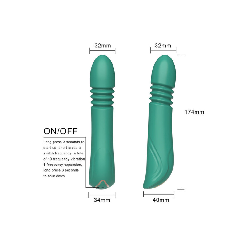 ARMONY - GRÜNER G-SPOT-VIBRATOR & STIEFEN - ARMONY VIBRATORS - G-Punk…