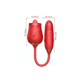 ARMONY - DELIGHT FLOWER VIBRATOR & THRUSTING WITH RED TONGUE - ARMONY…