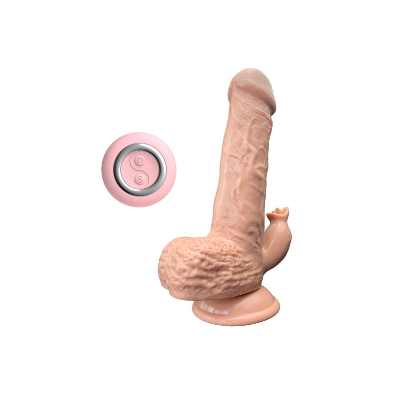ARMONY - VIBRATORE REALISTICO E DILDO SPINTA CON STIMOLATORE DELLA LI…