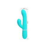 Pretty Love - Vibrador Punto G Multifunción Verde Agua | Vybes.it