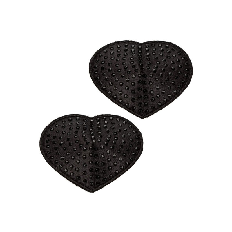 CALEXOTICS - RADIANCE HEART-SHAPED JEWEL NIPPLE SHIELDS - Nipple cove…
