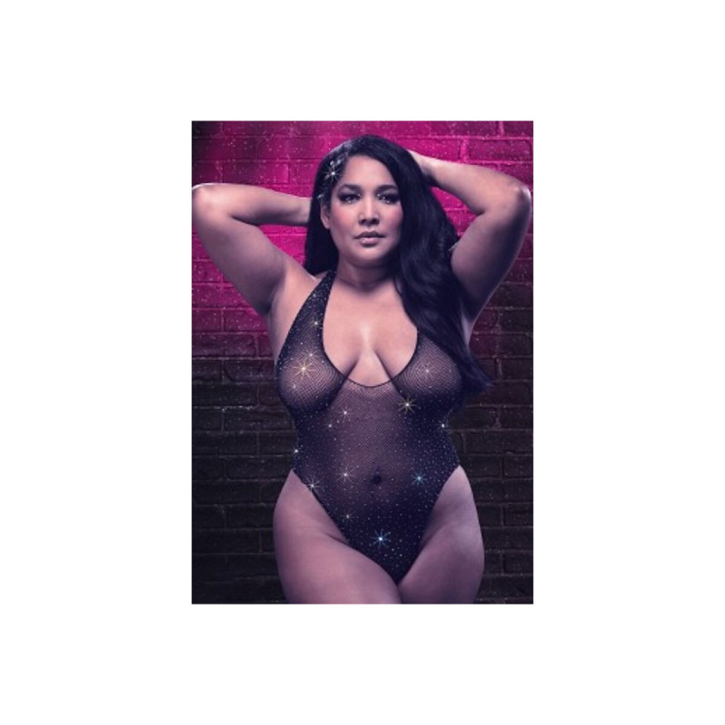 CALEXOTICS - RADIANCE SHUG DÉPAULE RHIN GRANDE TAILLE - Bodystocking