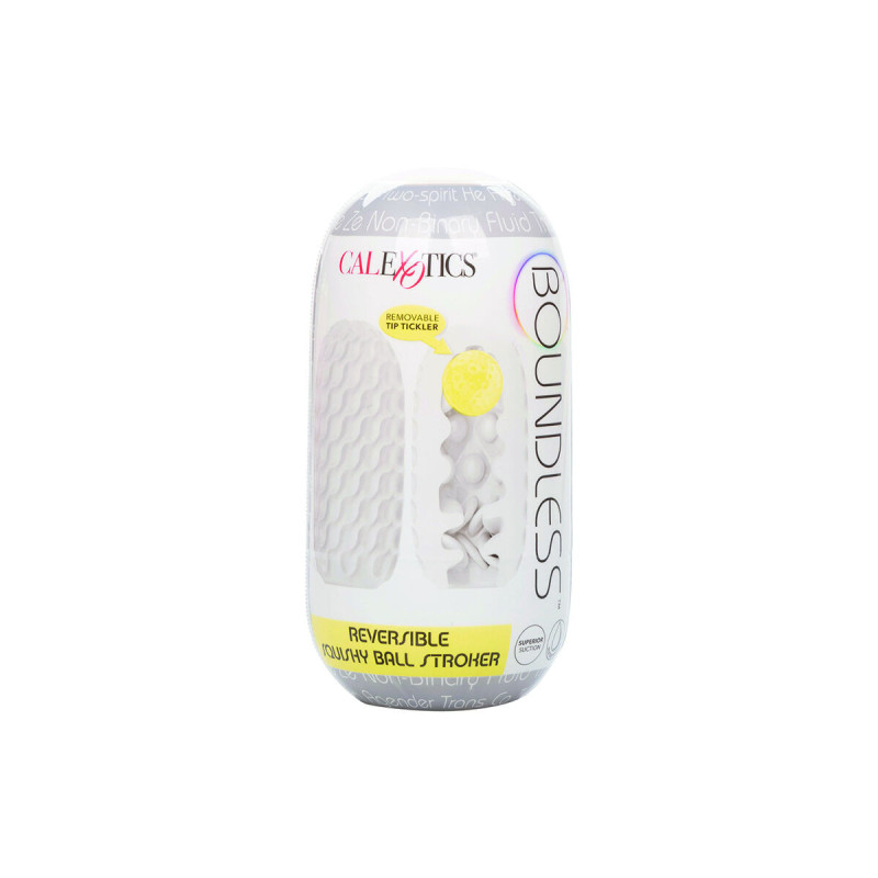 CALEXOTICS - BOUNDLESS SQUISHY RÉVERSIBLE BALL STROKE GRIS - Divers m…