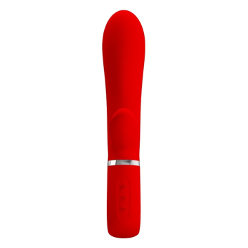 PRETTY LOVE - THOMAS VIBRADOR PUNTO G MULTIFUNCIÓN ROJO