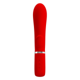 PRETTY LOVE - THOMAS VIBRADOR PUNTO G MULTIFUNCIÓN ROJO