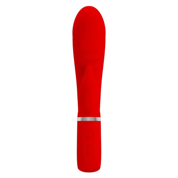 PRETTY LOVE - PRESCOTT VIBRADOR PUNTO G MULTIFUNCIÓN ROJO