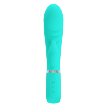 PRETTY LOVE - PRESCOTT VIBRADOR PUNTO G MULTIFUNCIÓN VERDE AGUA