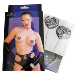 CHILIROSE - CR 4662 CUBREPEZONES PLATEADO & NEGRO