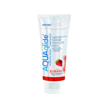JOYDIVISION AQUAGLIDE - STRAWBERRY LUBRICANT 100 ML - With delicious…