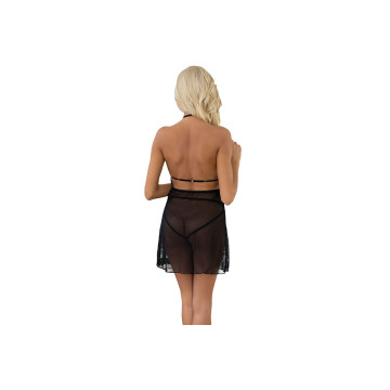 Livco Corsetti Fashion - Malviami Lc 90625 Falda + Panty Negro L/Xl