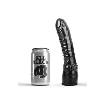 All Black - Gode Noir Réaliste 20 Cm | Vybes.it