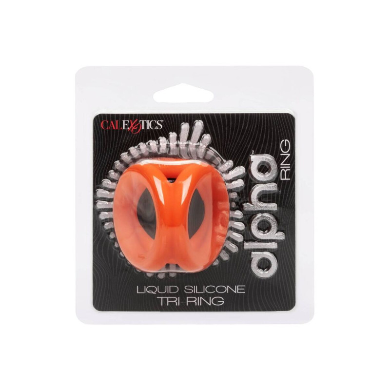 CALEXOTICS - ALPHA TRI-RING ORANGE - Cockringe ohne Vibration