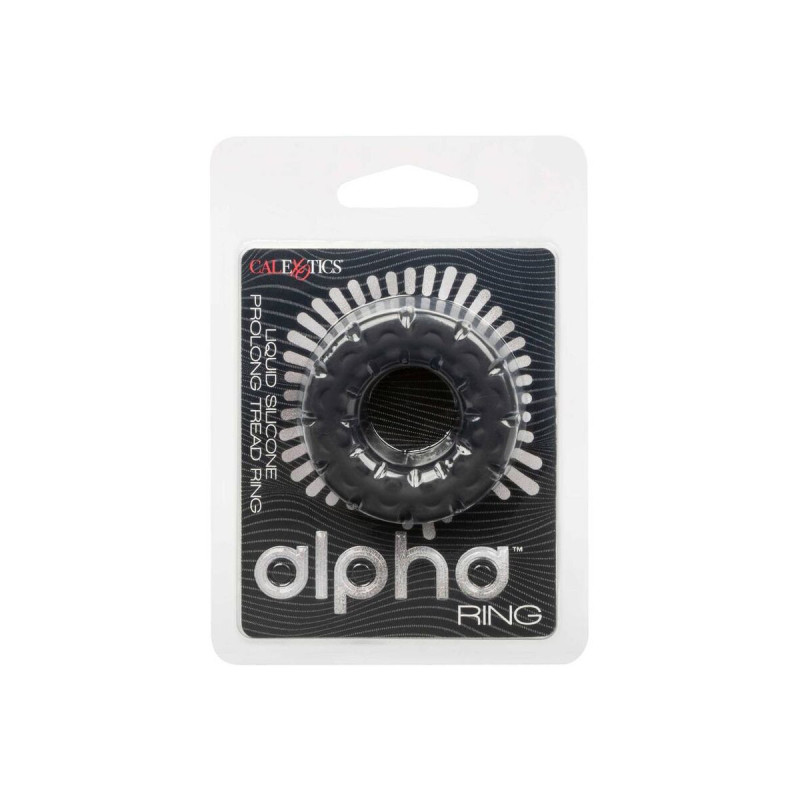 CALEXOTICS - ALPHA ANELLO BATTISTRADA PROLONG NERO - Cockring senza v…