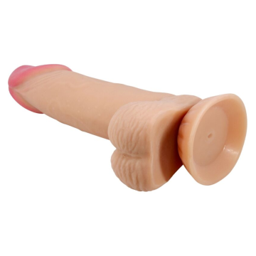 PRETTY LOVE - SLIDING SKIN SERIES DILDO REALÍSTICO CON VENTOSA PIEL DESLIZANTE 19.4 CM