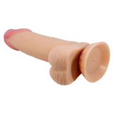 PRETTY LOVE - SLIDING SKIN SERIES DILDO REALÍSTICO CON VENTOSA PIEL DESLIZANTE 19.4 CM