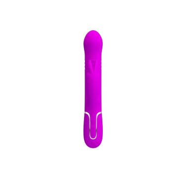 Pretty Love - Vibrador Coale Rabbit Perlas Violeta | Vybes.it